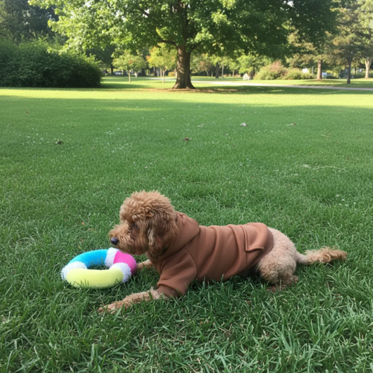 Winter Dog Hoodie Sweatshirts With Pockets Warm Dog Clothes